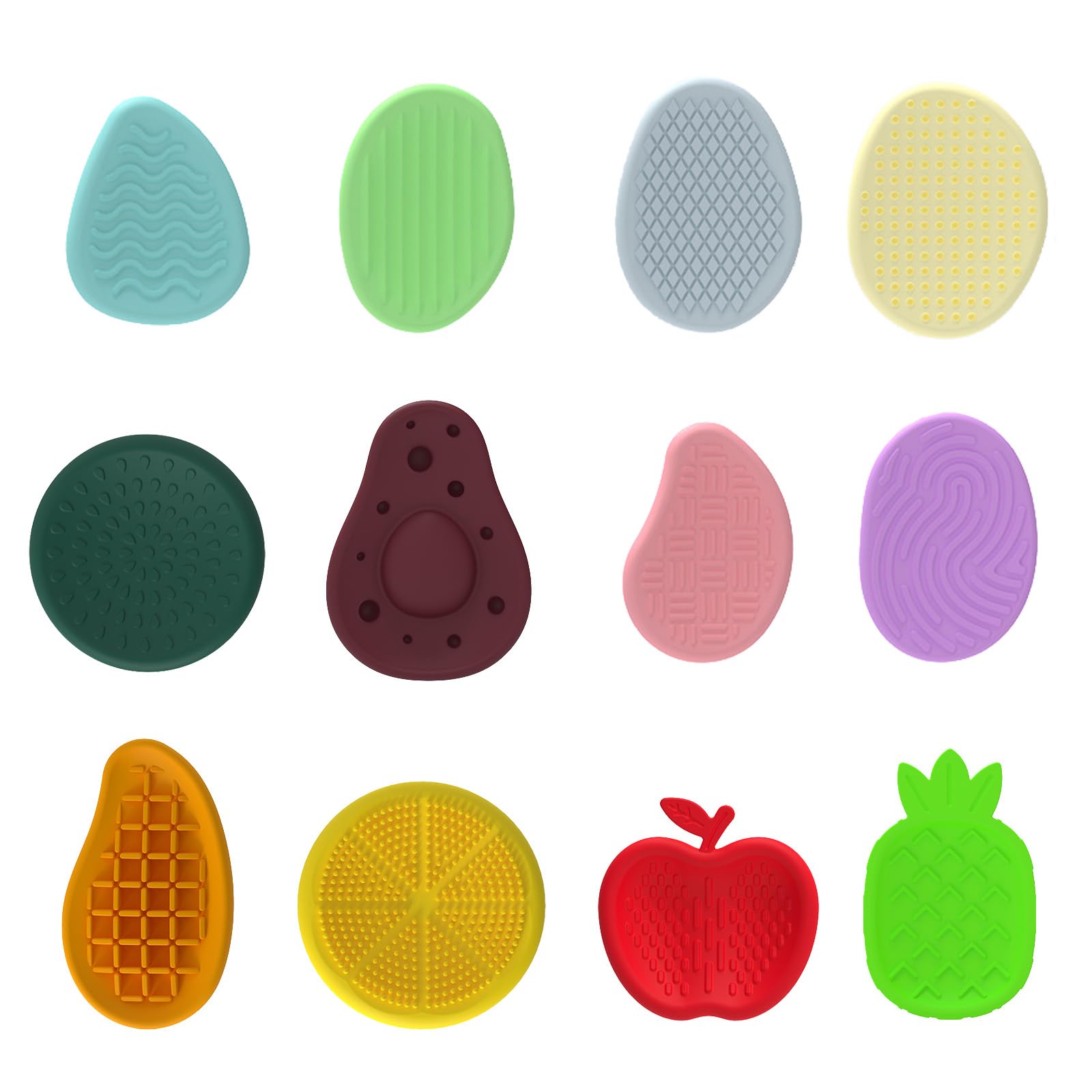 12 Sensory Stones for Children, Anxiety and Stress Toys, Relieve Children's Anxiety, Autism Fidgeting Toys, Toys Used To Relieve Anxiety and Stress for Children/Adults