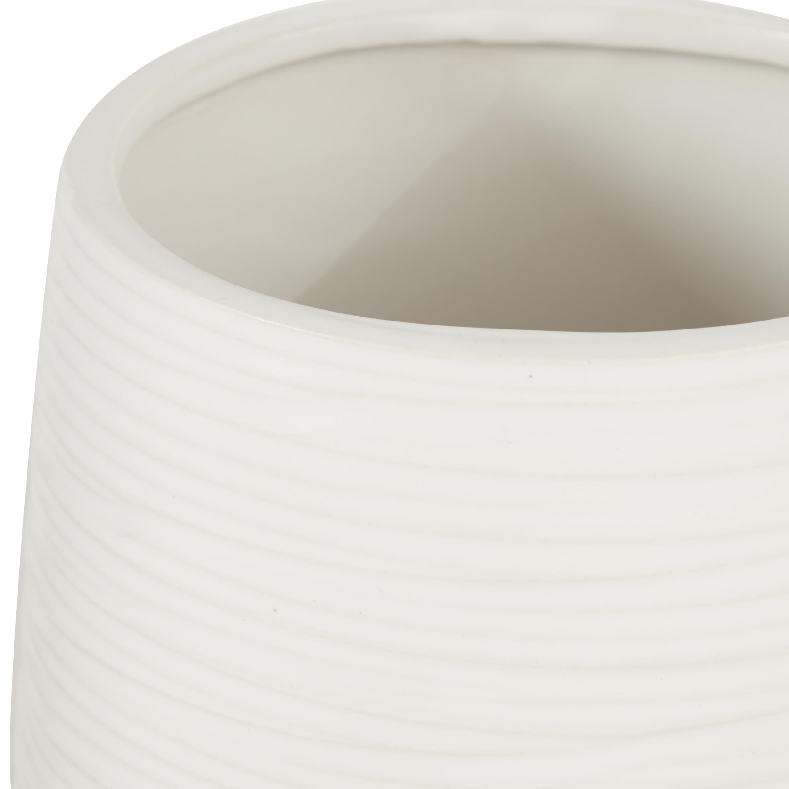 CosmoLiving by Cosmopolitan Wazon, porcelana, 12,7 cm x 12,7 cm x 23 cm