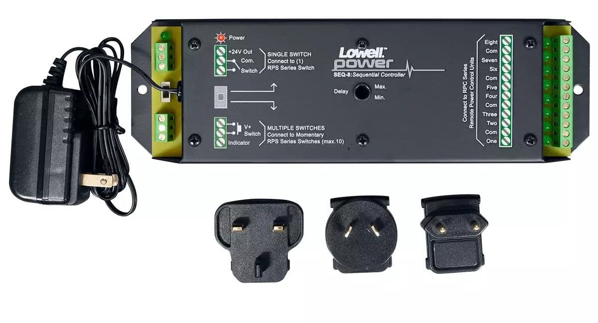 Amazon.com: Lowell SEQ-8 Classic Power Sequencer, 8 Steps