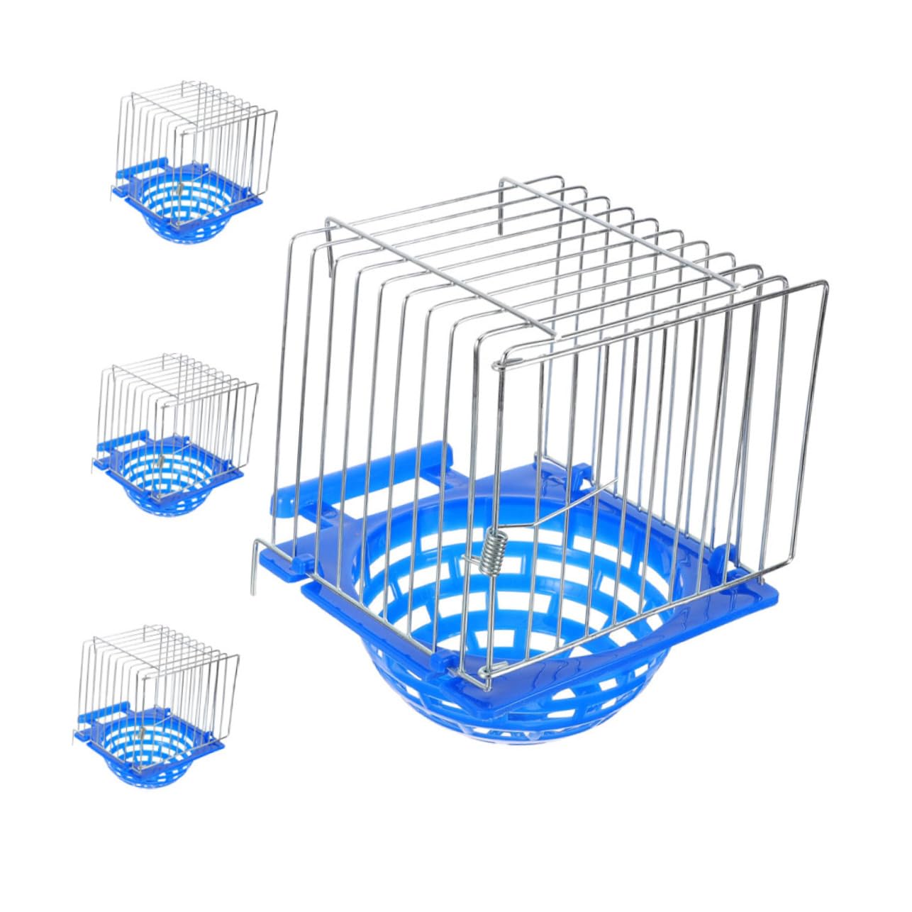 HANABASS 4pièces Lot de Nids pour Pinsons et Perruches Nichoirs en Fibre Naturelle Conception Adaptée Reproduction Nettoyage Facile pour Petits Oiseaux