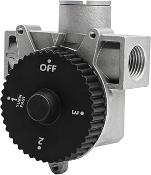 3 Hour Gas Shut Off Timer Valve for Propane & Natural Gas | Automatic Gas Timer Switch for BBQ Grill, Stove & Outdoor Cooking, Safety Shut Off Valve for Seniors & Outdoor Use