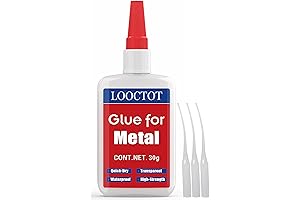 30g Super Glue Engineered for Metal, Adhesive Super Strong Bonds (Metal to Metal)