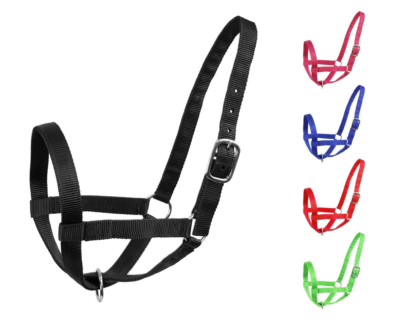 Derby OriginalsAdjustable Nylon Livestock Cattle Halters Available