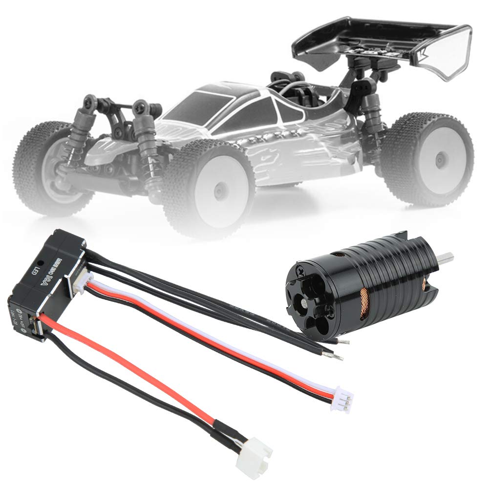 Motore brushless, 1410 Motore brushless 18A Nero ESC RC Ricambio Ricambio Accessori Motori completi Motori elettrici e parti (nero) 2500KV)