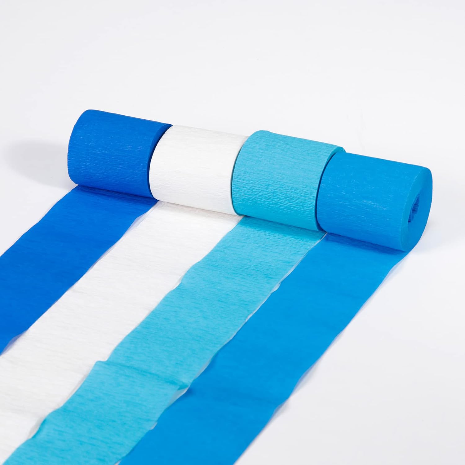 Clairefontaine Crepe Paper, Blues, 5cmx10m