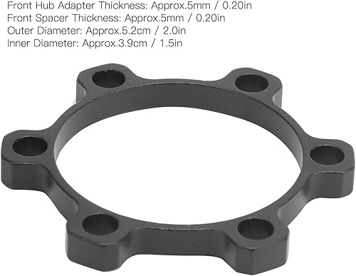 Miniatura 3 de VGEBY Conversión de cubo de bicicleta, 3.937-4.331 in, horquilla delantera anticorrosión, adaptador de conversión de cubo de impulso para bicicleta