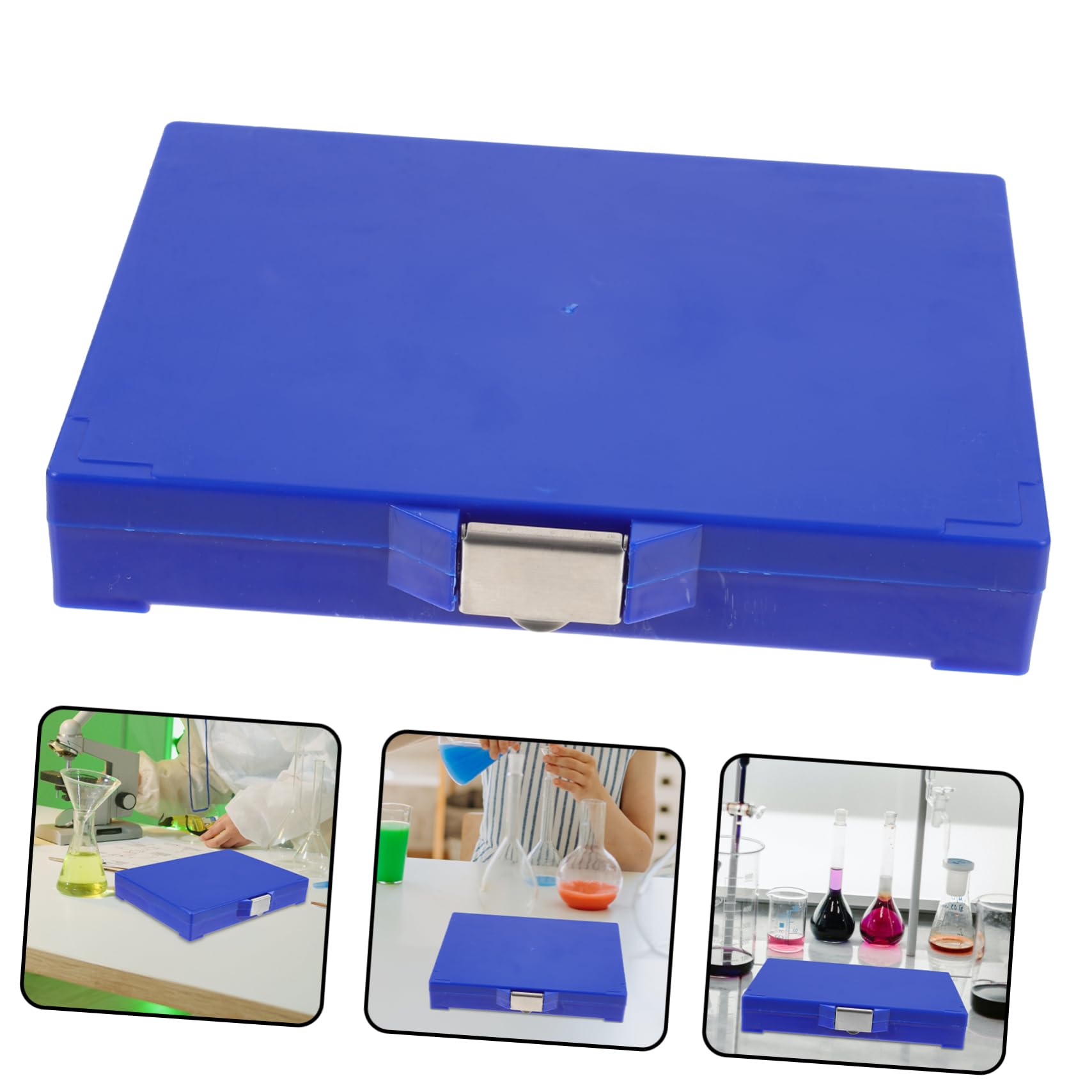 CIYODO Scientific Easy to Store Organize Microscope Slides in Lab or Classroom Safe Slot Channels