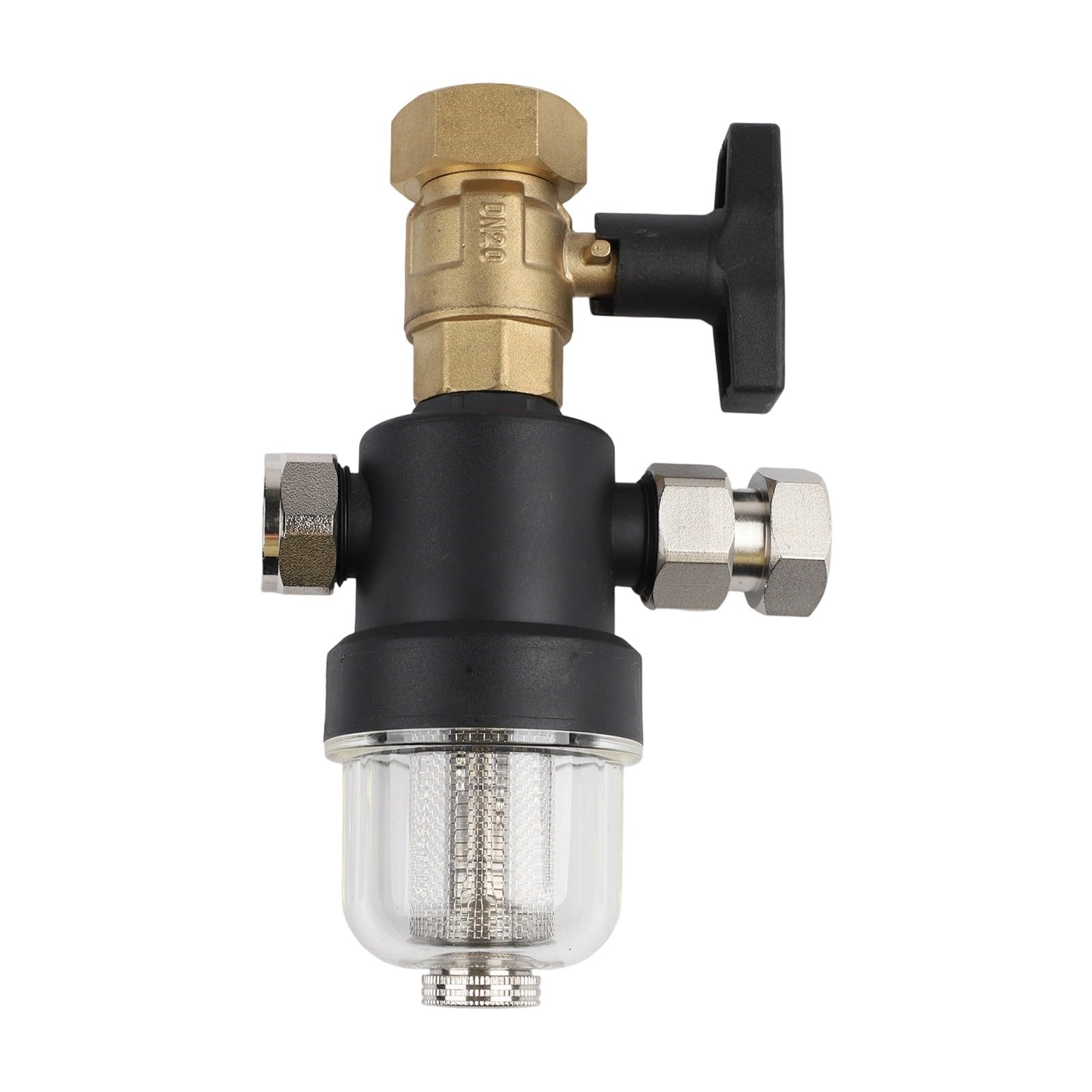 Sistema de calefacción DN25 Filtro magnético de 2,5 cm, montaje en pared para prefiltro de caldera, óxido y sedimentos de manera eficiente