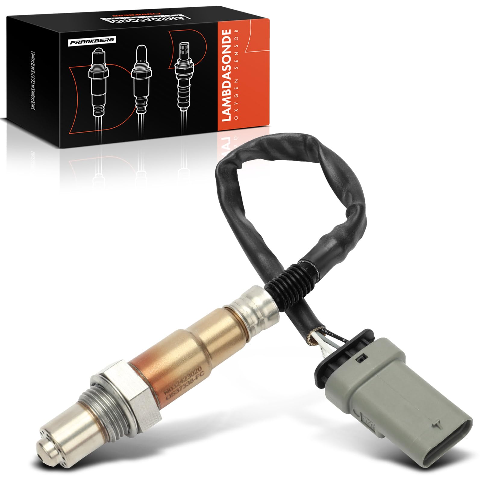 Frankberg Sonda lambda Sonda diagnostica Compatibile con Karl C16 Astra K B16 Adam M13 Mokka/Mokka X J13 Corsa E X15 Replace# 12637338