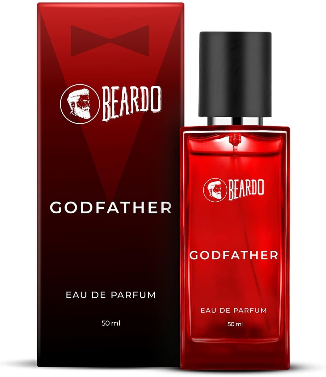 BEARDO Godfather Perfume For Men, 50Ml | Aromatic, Spicy Perfume For Men Long Lasting Perfume For Date Night Fragrance | Body Spray For Men | Gift For Husband | Gift For Boyfriend