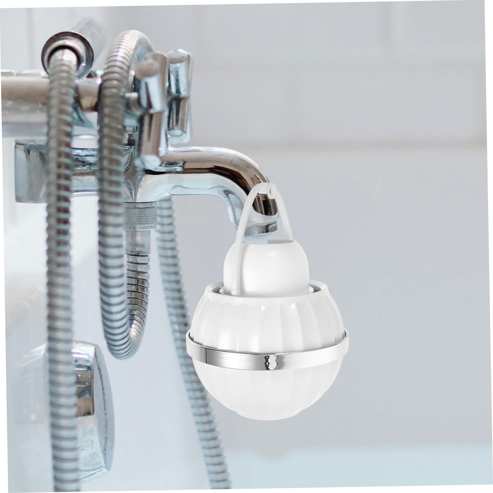 ULTECHNOVO Filtro de Bañera Purificador de Agua para Grifo, Blanco