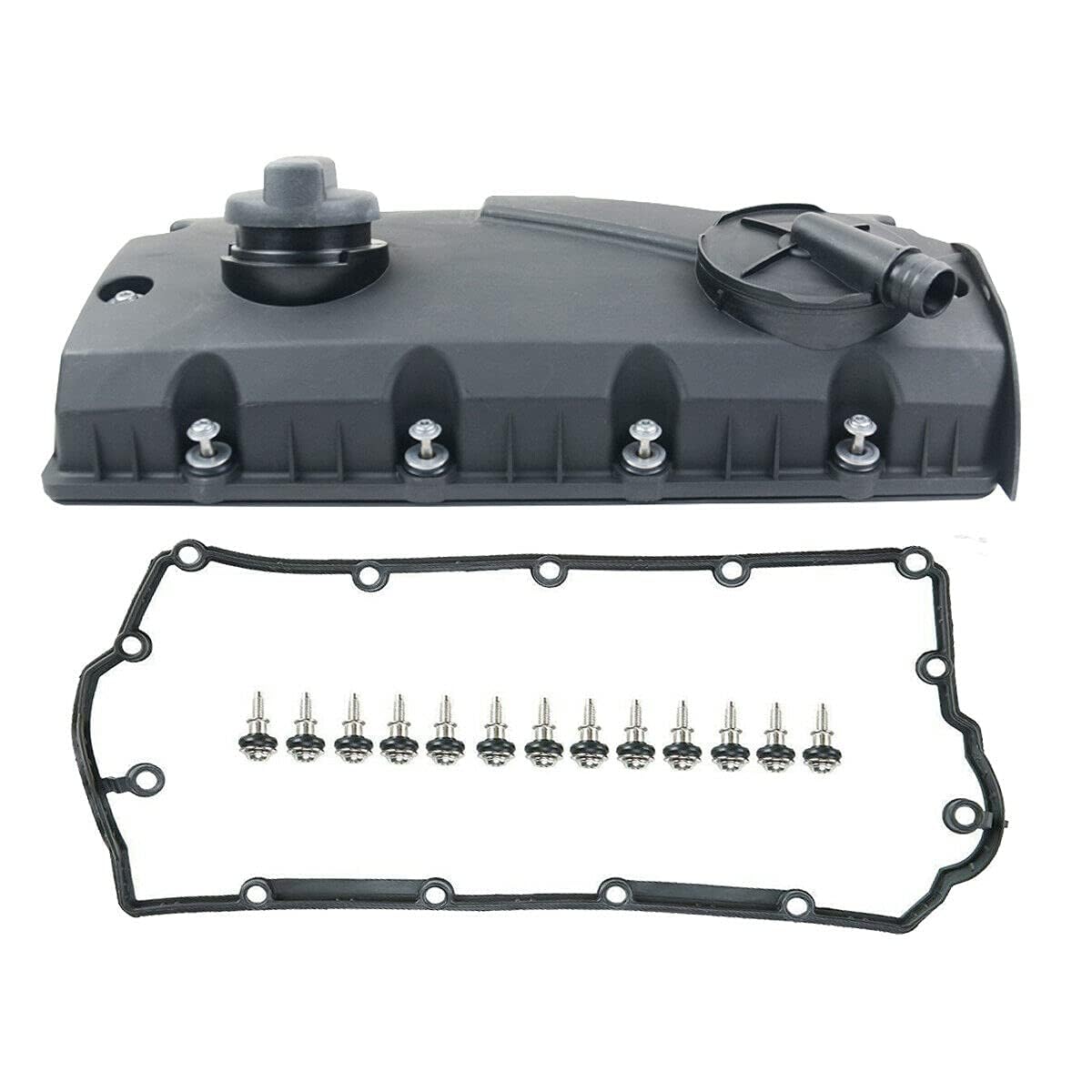 TAPA CULATA + JUNTAS compatible con SKODA ROOMSTER (5J) (2006-2010) 1.4 TDI 80 CV (BMS) - 045103469G 045103469