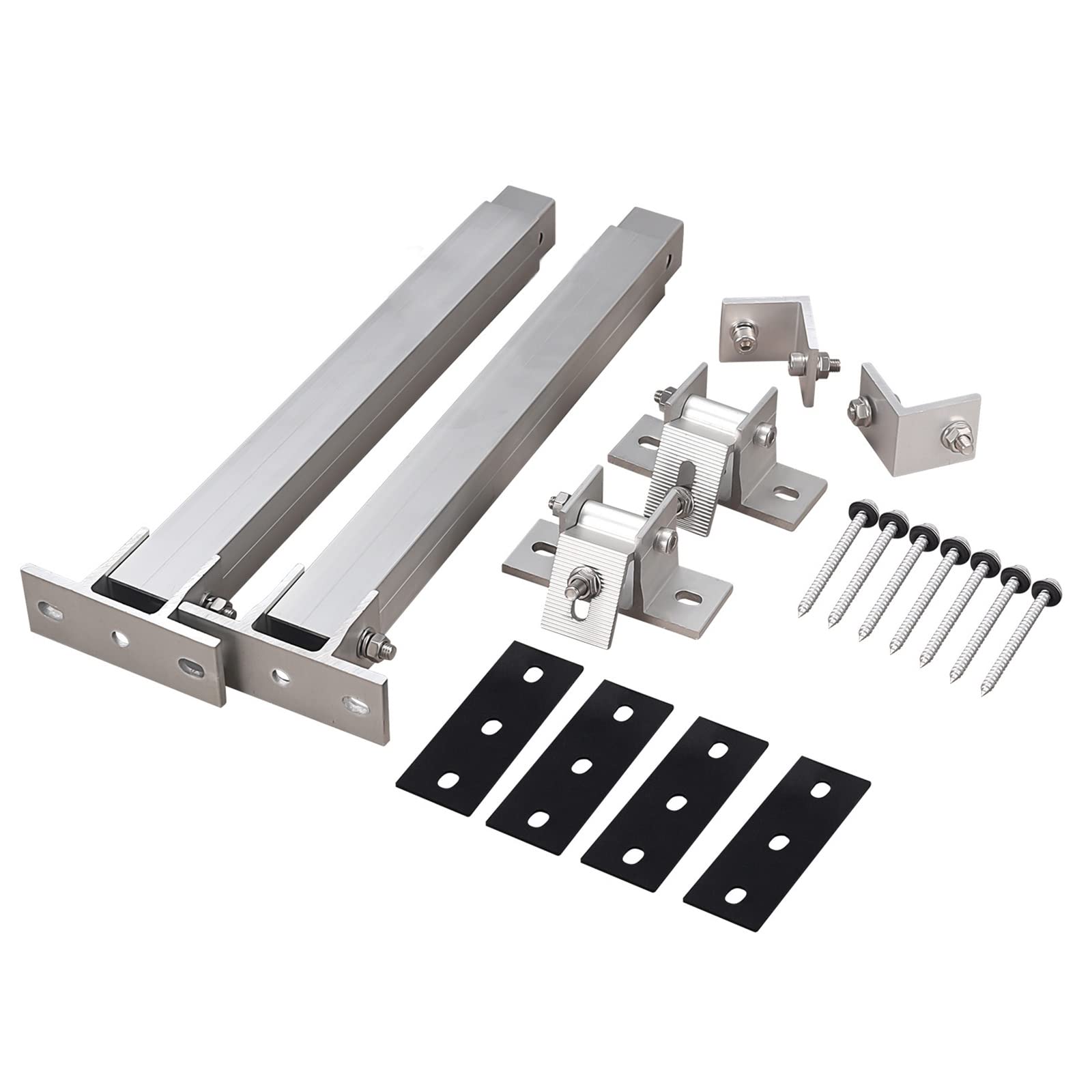 Solar Panel Mount Brackets, with Foldable Tilt Legs on Any Flat Surface for, Roof, Boats Solar Panel Tilt Mounting Brackets