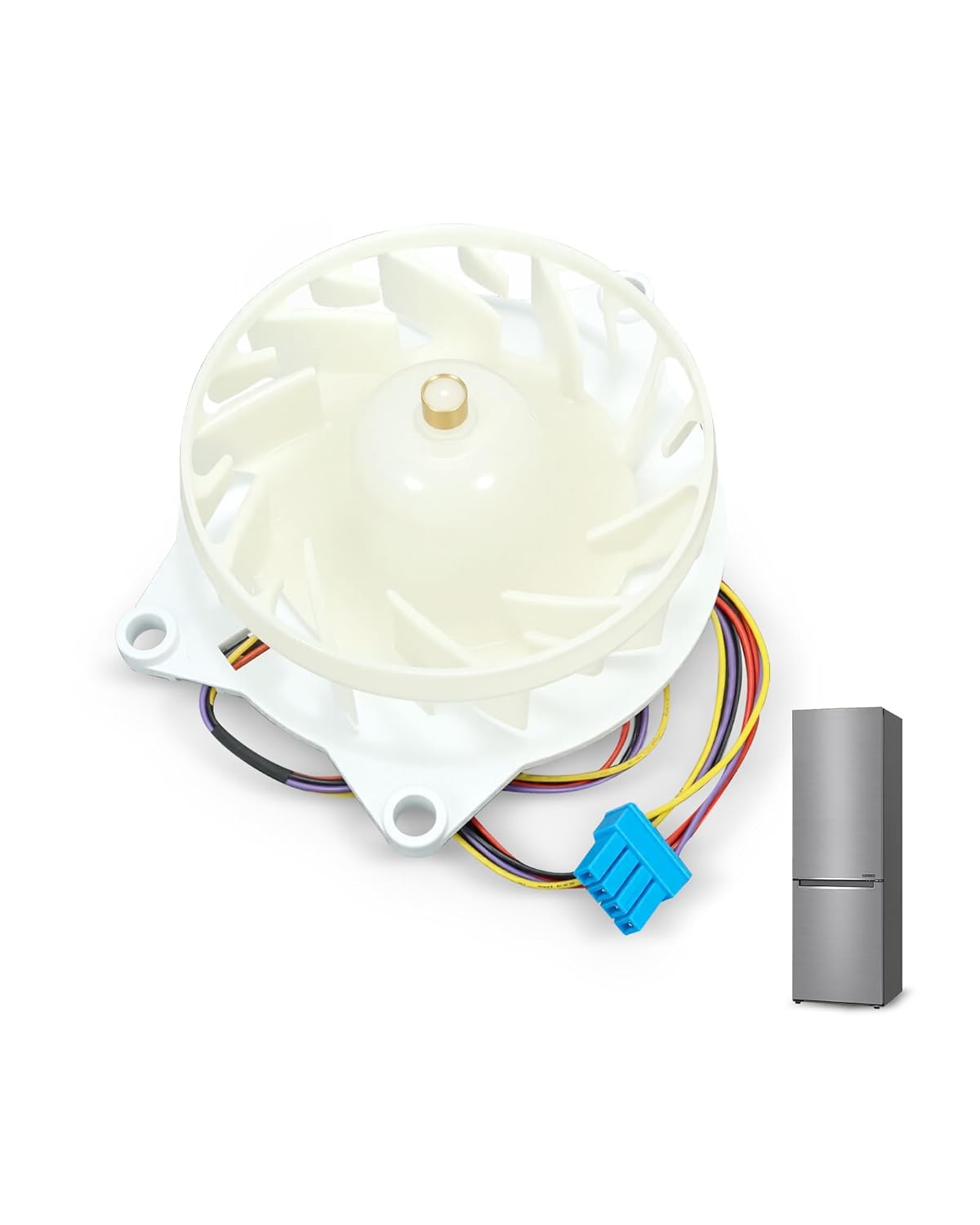 LRFDS3016D LRFDS3016S Evaporator Fan Motor Assembly Fit for LG Refrigerator LBNC12231V LRFVC2406D LRFVS3006D LRFVS3006S LRFXC2406S LRFXC2416S LRMVC1803S LRBNC1104S LRFDC2406D LRFDS3006D LRFXC2416D