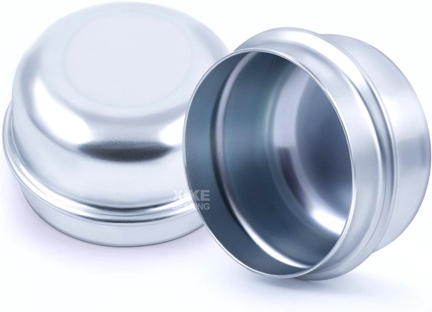 XIKE 2 Set 1.78" OD Trailer Bearings Dust Cap Grease Cap, Fits 3/4" Trailer Wheel Hub Axles.