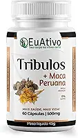 Maca Peruana e TriboTerra 500mg 60 Cápsulas EuAtivo