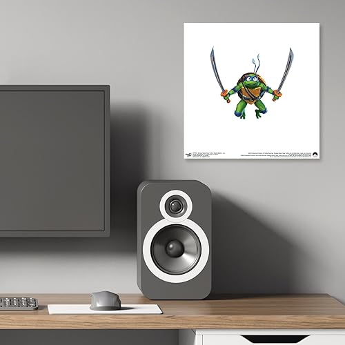 Miniatura 5 de Trends International Gallery Pops Nickelodeon Teenage Mutant Ninja Turtles Mutant Mayhem - Póster de pared de Leo, 12 x 12 pulgadas, versión sin