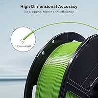 Vista 5 de FLASHFORGE Filamento para impresora 3D, filamento PLA PRO de 1.75 mm, carrete de 1 KG (2.2 libras), precisión dimensional de +/- 0.02 mm