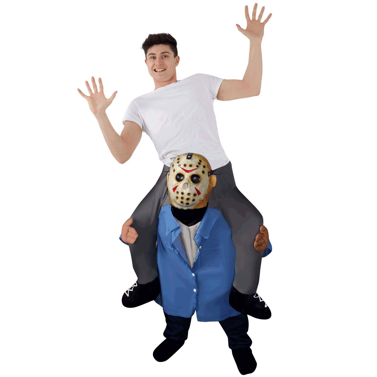 MorphSerial Killer Piggyback Costume Adult, Piggy Back Costume Adult, Killer Halloween Costumes for Men