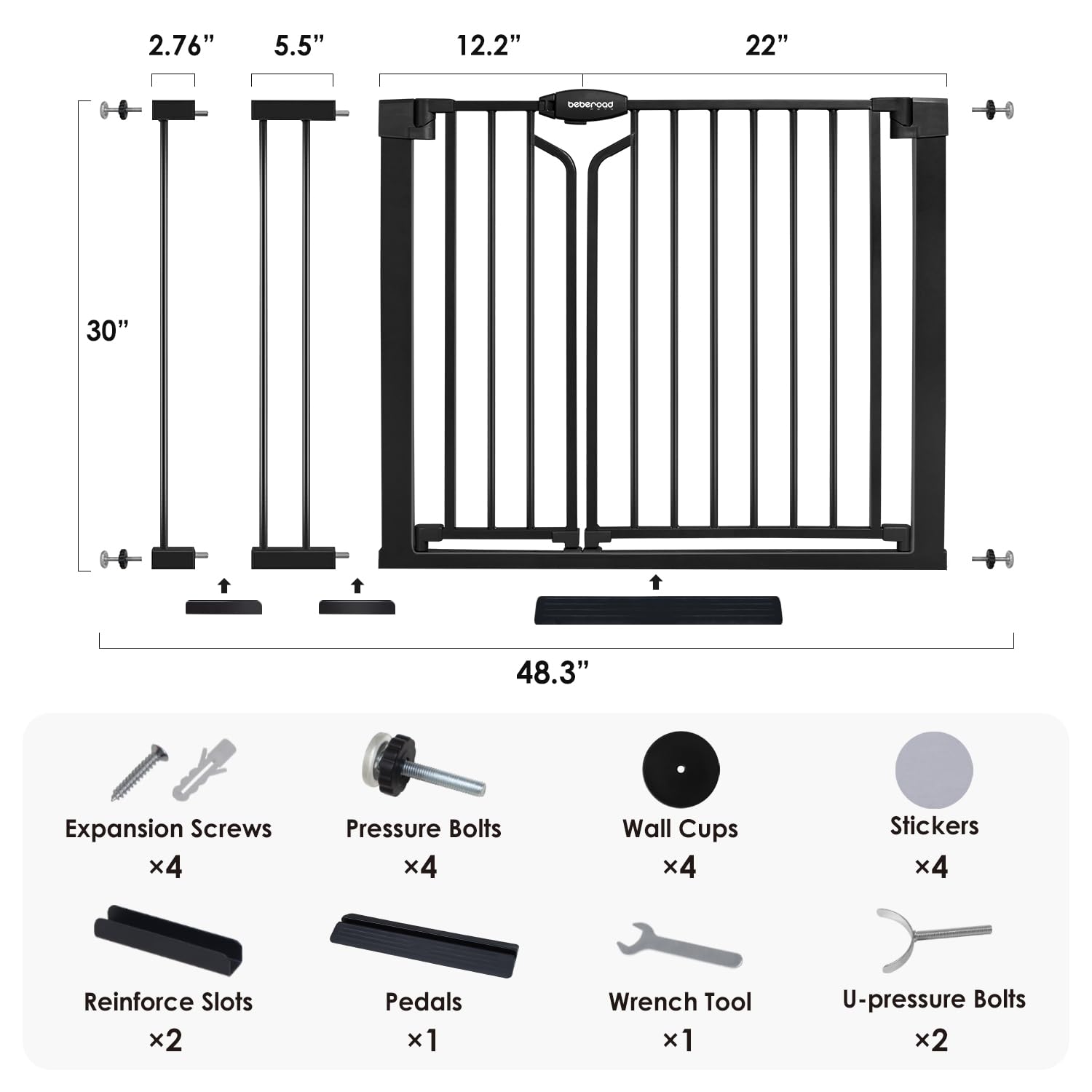 assorted items (baby gate) size and style may vary*