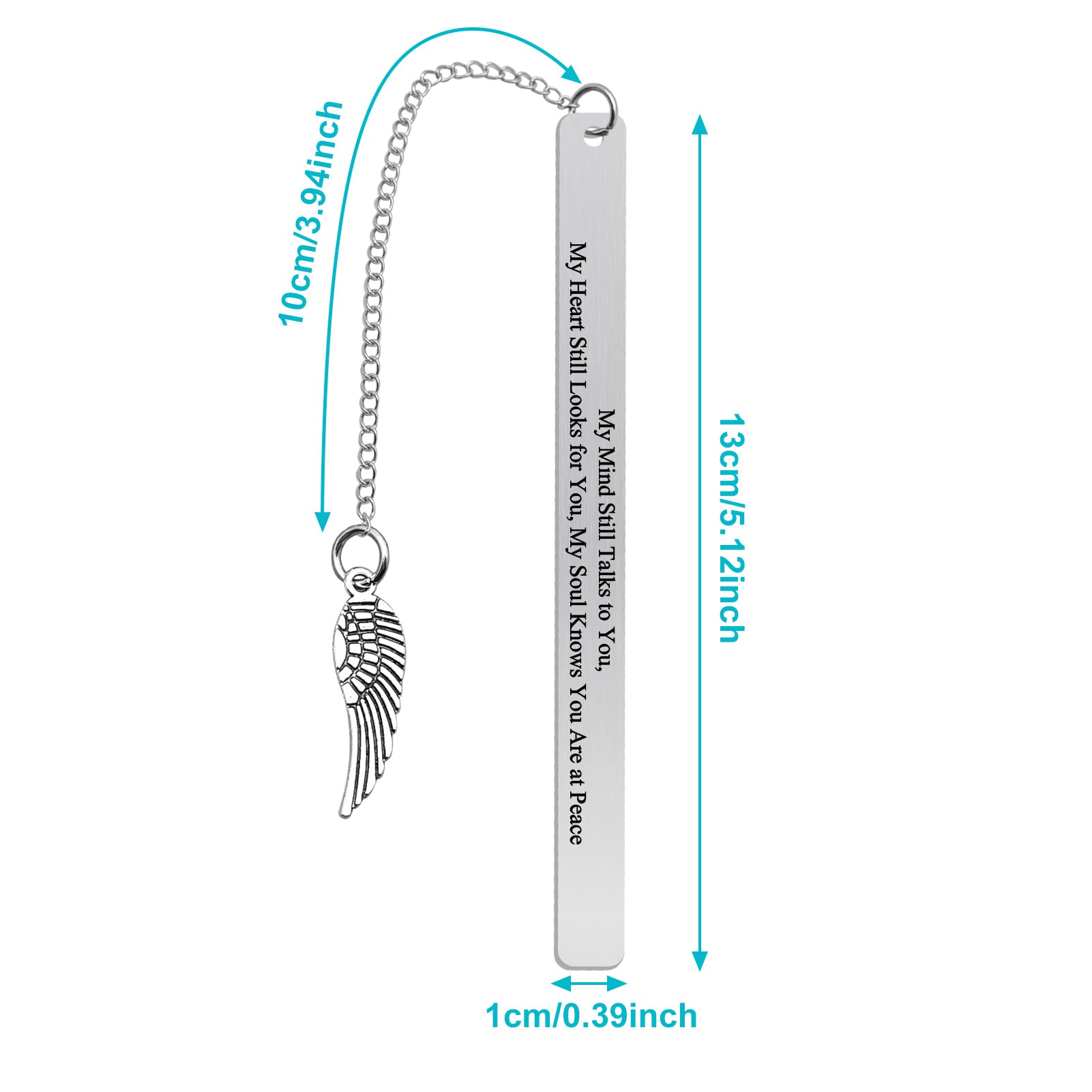 Sympathy Bookmark Gift Memorial Gift for Loss of Father Mother Grandma Grandpa Friends Remembrance Grief Gift Remembrance Keepsake Gifts Baby Loss Gift in Memory Loss of Family Book Marks Reader Gift - Image 4