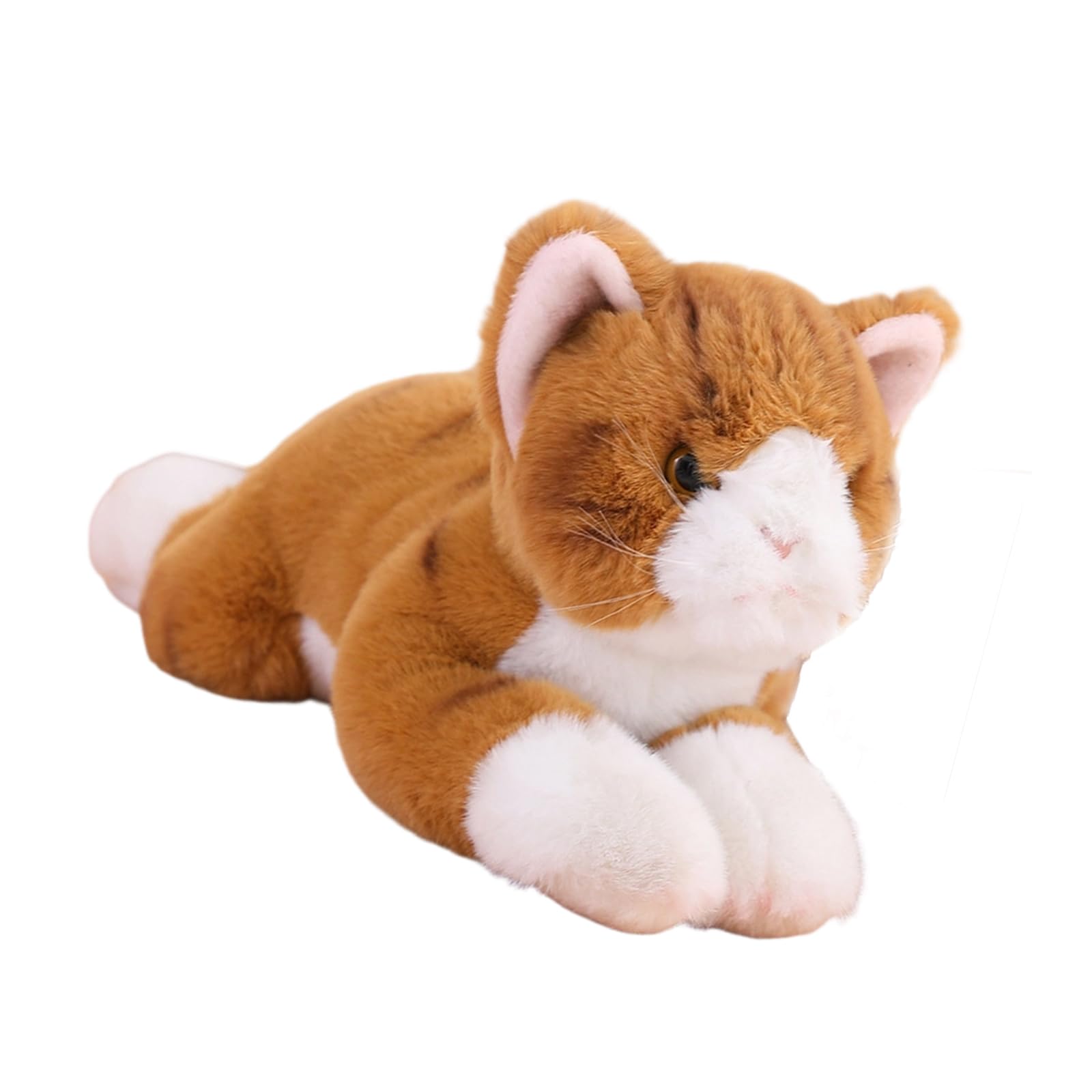 Generisch Juguete de peluche realista similar a la vida para perros y gatos, postura suave, compañero de animales, regalo para niños y niñas, perro de peluche realista