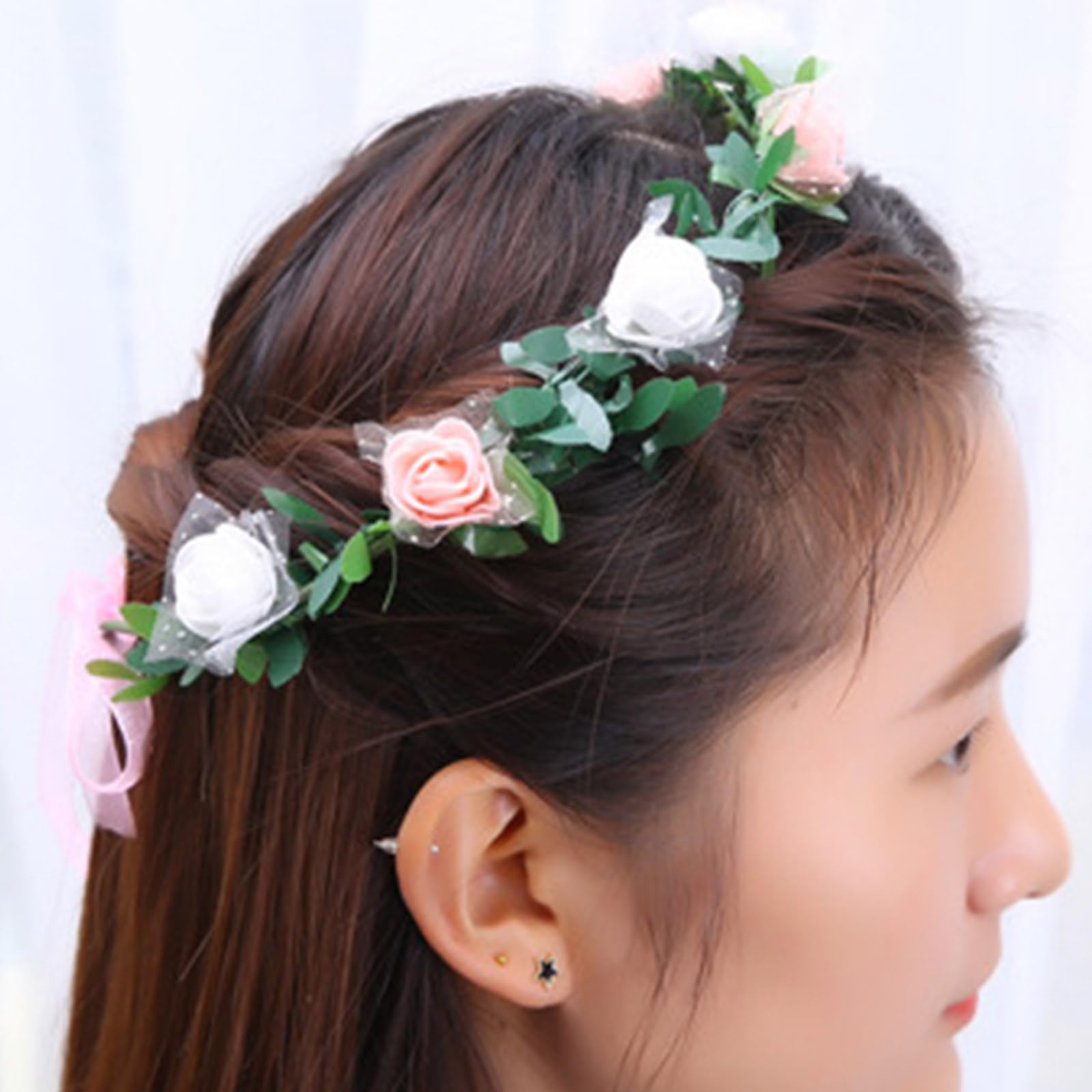 Set Di 8 Fasce Per Capelli A Forma Di Fiore – Accessori Moda Per Donne E Ragazze – Perfette Per Feste, Ballo Di Fine Anno, Matrimoni E Cerimonie
