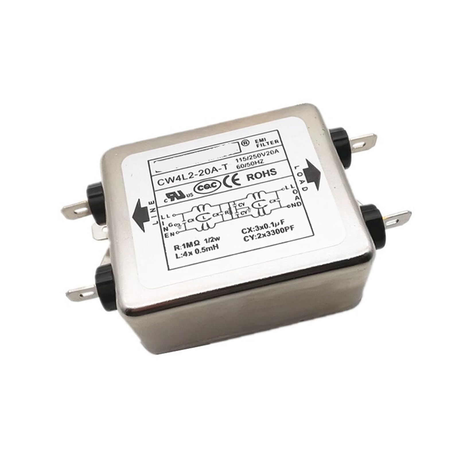 ETPBRIMSF Two-Stage Power Filter CW4L2-20A-T 220V20A