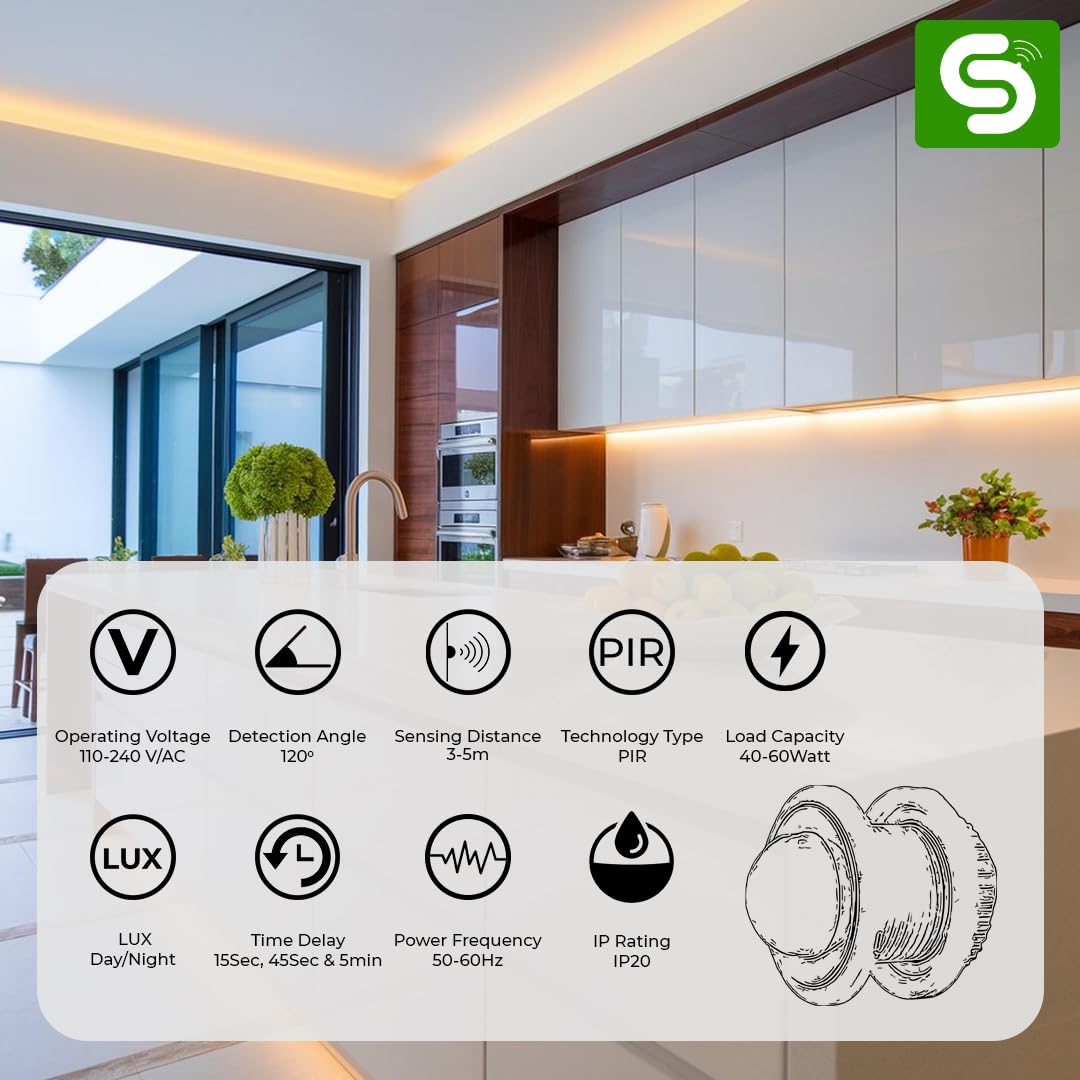 Sentry MINI Flex Motion Sensor - Smart Lighting -2 Sentry MINI Flex Motion Sensor - Smart Lighting -2