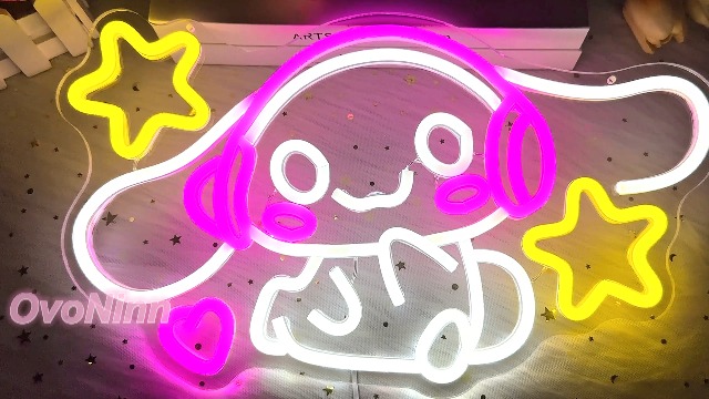 Anime Neon Sign Anime Neon Light Up Signs for Wall Decor Cartoon