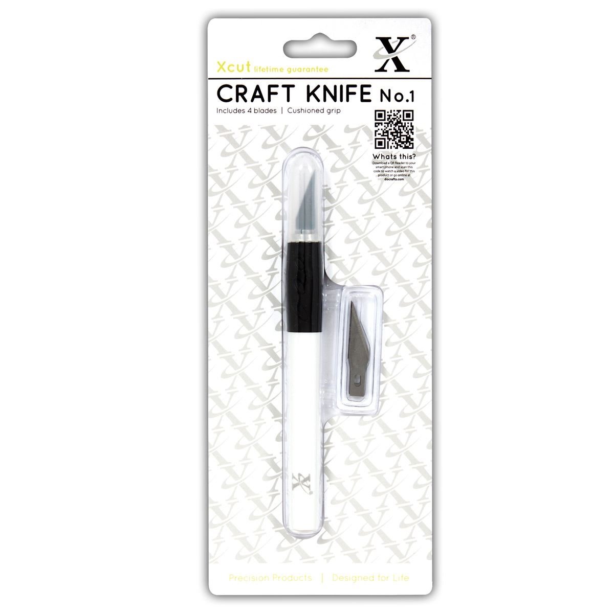 Xcut No. 1 Craft Knife (Kushgrip) - Perfect Tool Set for Cutting Matt & Craft Mat, Ideal Art Set for cutting A4 Paper, Lino Cutting Tools, Scrapbook Paper, Craft Paper, Art Paper & Craft Foam