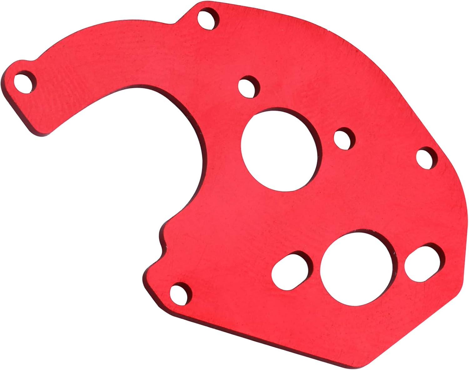 Aluminum Motor Mount Plate Adapter for Axial SCX24 1/24 RC Crawler Car Truck Models (Red) : Toys & Games