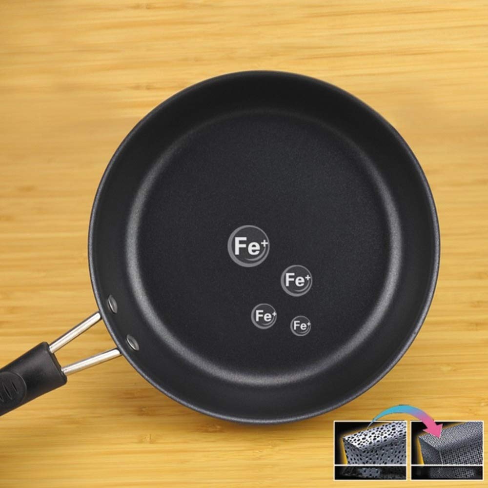 Mini Poêle Antiadhésive Plate, Wok, Poêle À Steak, Wok, Crêpes, Œufs, Boulettes, Omelettes, Cuisinière À Induction Universelle(16Cm)