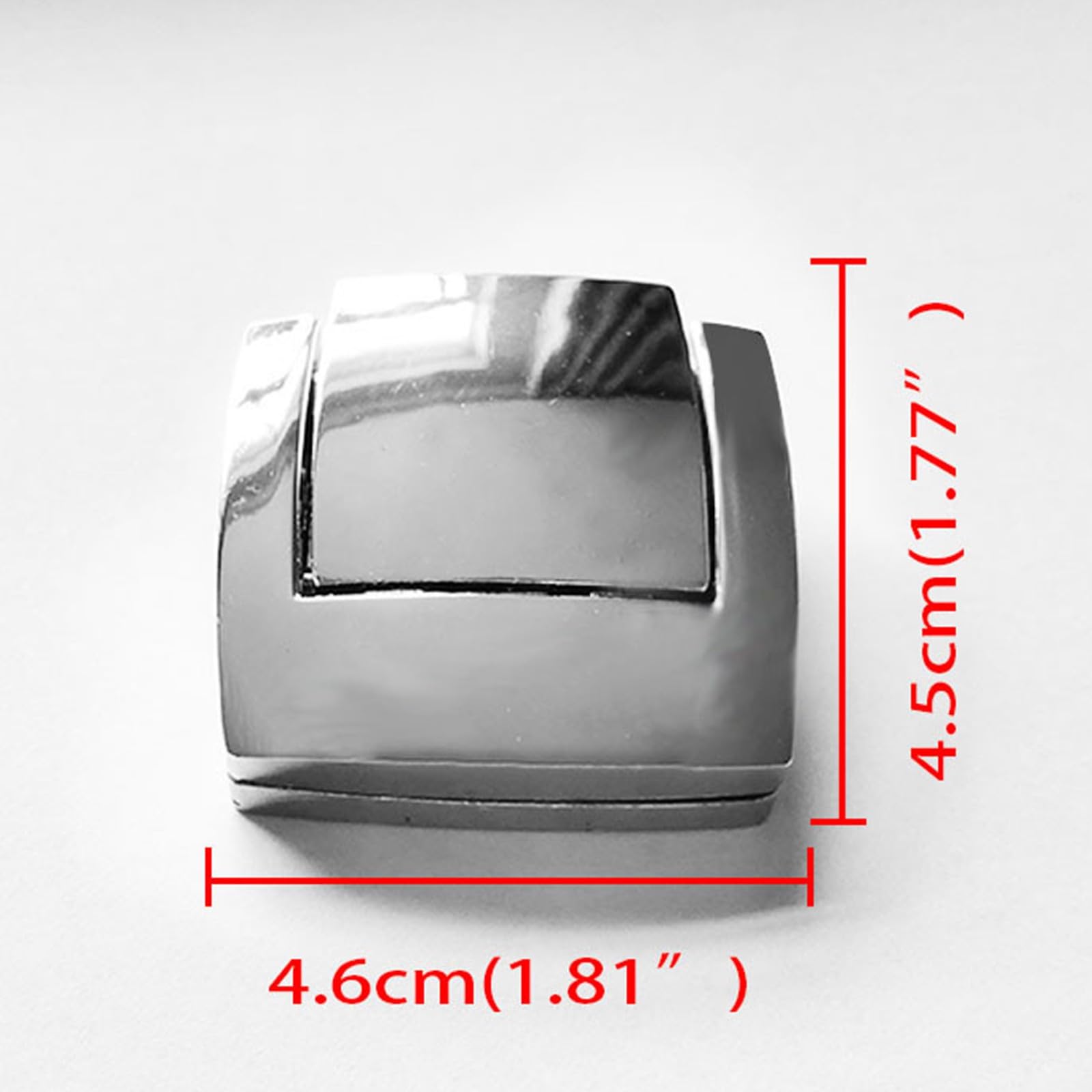 Compatibile con Harley-Davidson Road Chrome Razor Chopped Trunk Latches dal 1997 al 2013, lucchetto posteriore per bagagliaio, facile installazione in 5 minuti, cromato