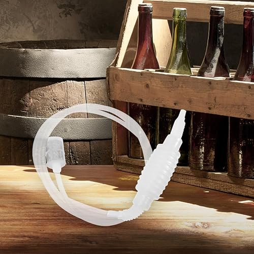 Miniatura 5 de Angoily Tubo de sifón de vino Manguera de tubo de sifón Bomba de sifón de cerveza con manguera Cubo de vino de cerveza de 6.2 ft Gas Petróleo Agua