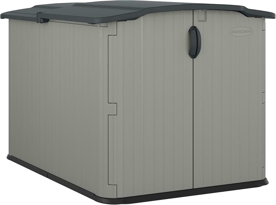 Suncast 138 Cu Ft Horizontal Outdoor Storage Shed