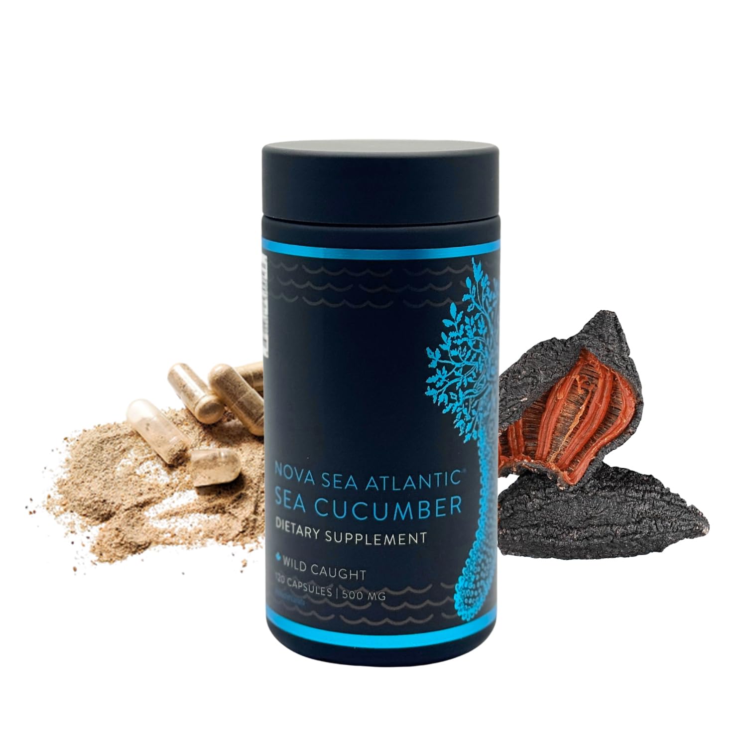 Cetriolo di Mare – Estratto Selvatico di Alta Qualità con Condroitina Fucosilata, Collagene Naturale e Antiossidanti per Supporto Articolare e Pelle (120 capsule)