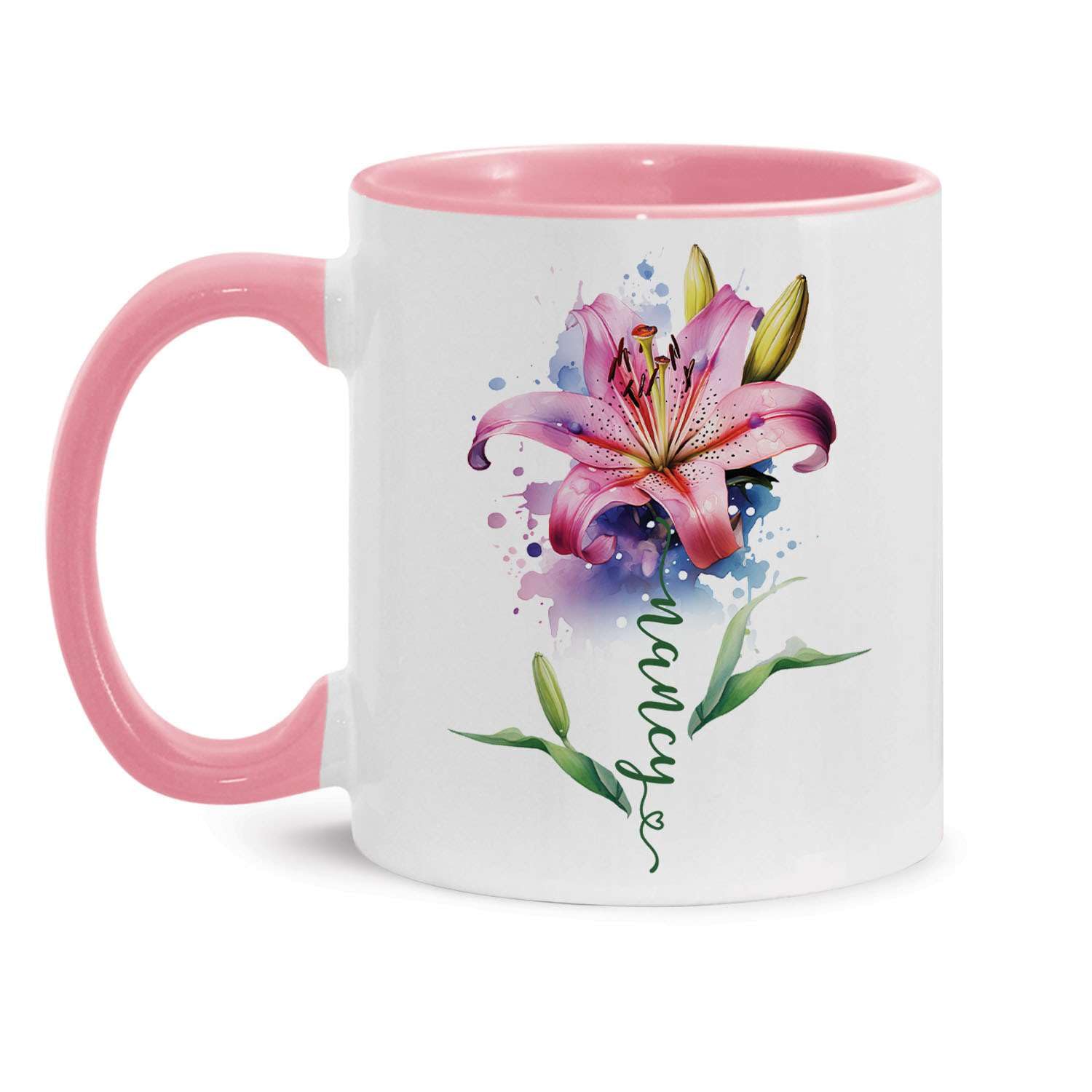 Amazon.com: Unique Lily Flower Cup, Custom Coffee Mug Featuring