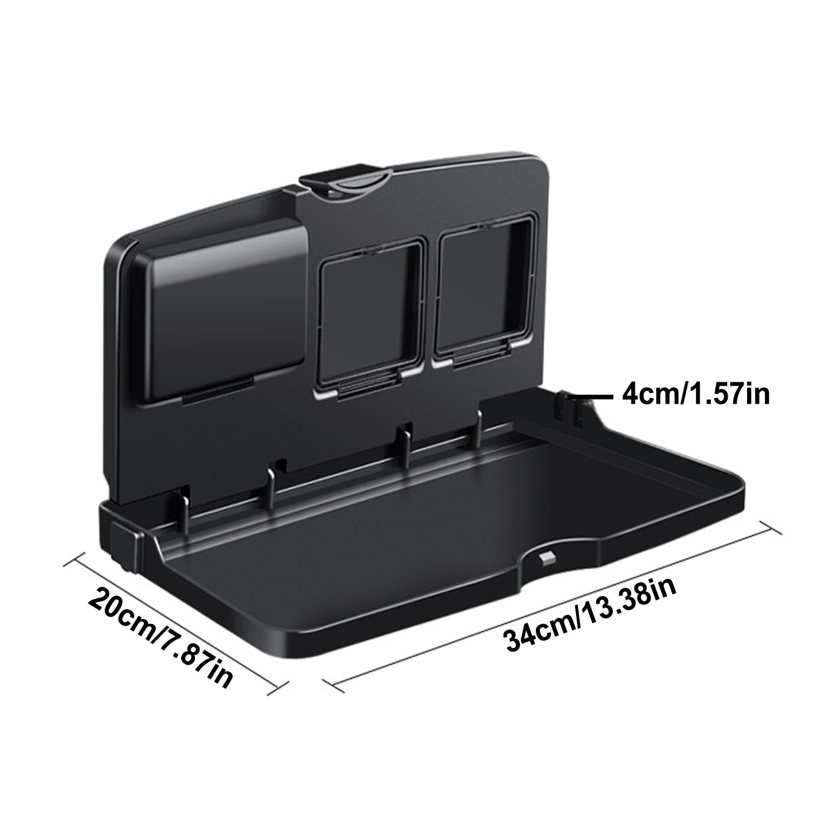 Bandeja para Asiento Trasero,Mesa para Asiento Trasero de Coche | Bandeja Plegable portátil para Comer en el Coche - Bandeja Ajustable para Asiento de Pasajero, Escritorio Ajustable para