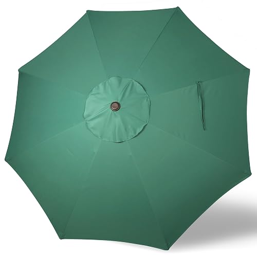 9ft Patio Umbrella Replacement Canopy, Market Umbrella Top, Outdoor Table