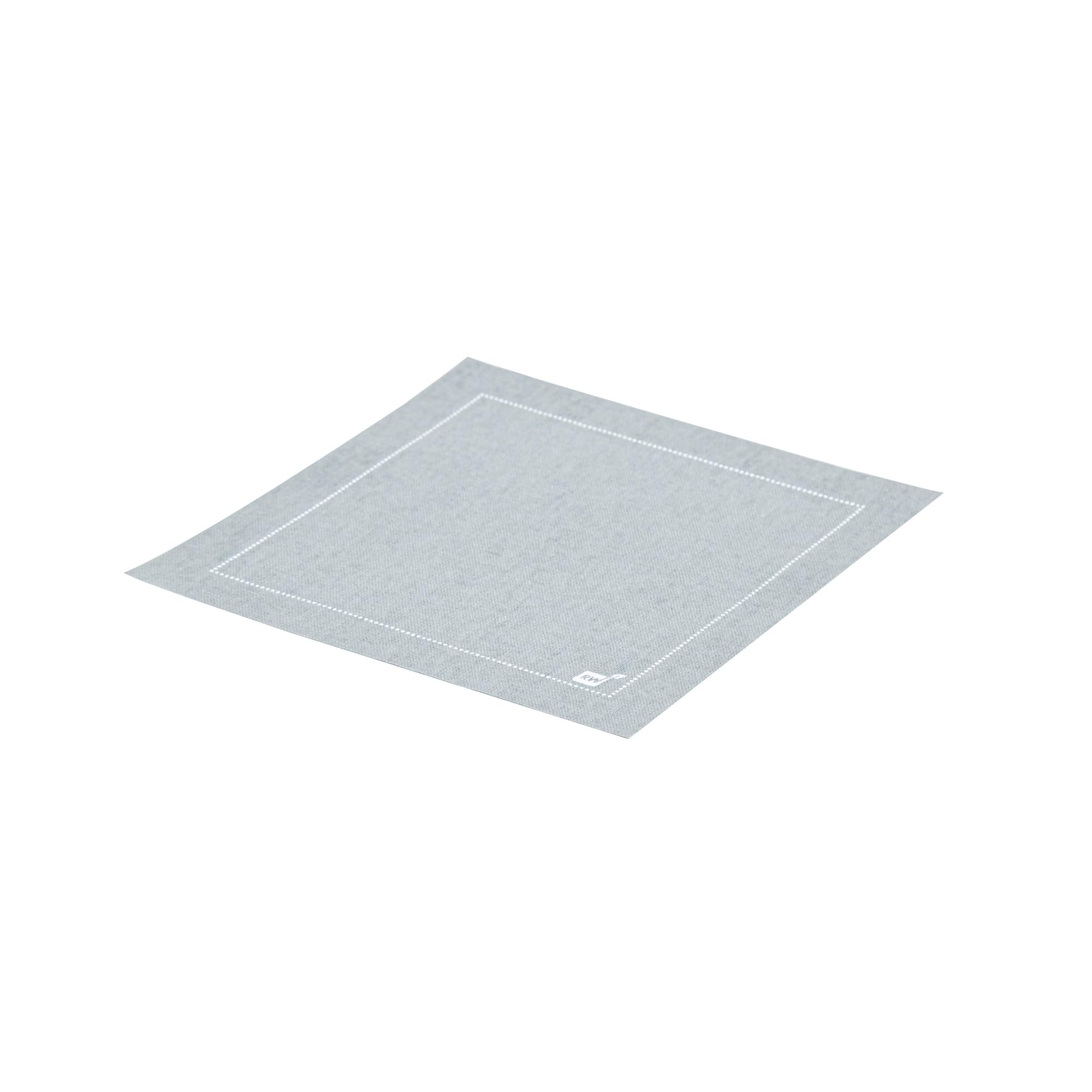 Napluxe - Tovaglioli di carta grigi in cotone biologico, morbidi e resistenti, 11,4 x 11,4 cm, usa e getta e riciclabili, confezione da 50 ct, per ristoranti