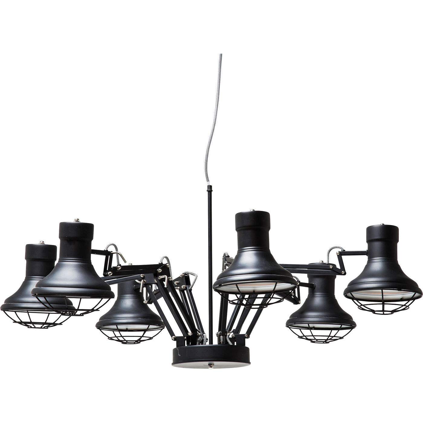 Kare 36595 Suspension Spider Multi, Lot de 6, acier noir