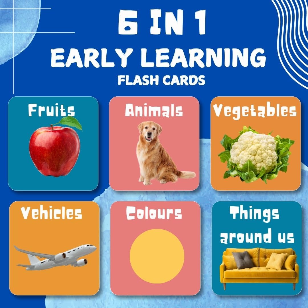 Early Learning Flash Cards for Toddlers - Vehicles, Animals, Colours, Fruits, Vegetables and Household Things Flashcards for Kids | Preschool Learning Cards for Kids 1,2,3 Years | by Learning Dino (B0BBZN6X5D) Amazon Price History, Amazon Price Tracker
