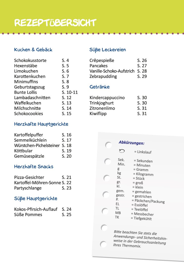 Kochen und Backen für Kinder: mit dem Thermomix