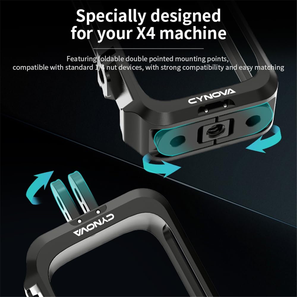 Gabbia Protettiva SmallRig Per Insta360 X4 - Alluminio, Con Copriobiettivo E Slitta Fredda - Foto 9