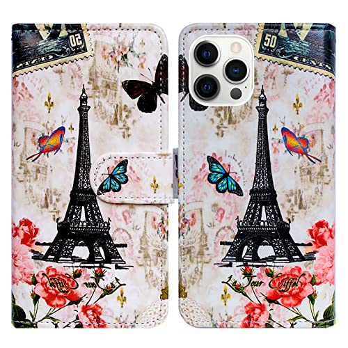 Protection intégrale iPhone 14 Pro Bcov contre les rayures avec étui portefeuille cuir