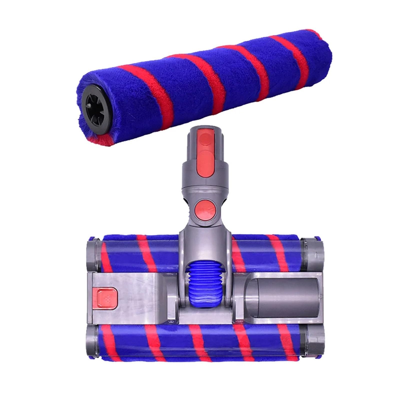 Cepillo de Suelo Terciopelo Suave Doble Tambor Adecuado, Compatible con V7/V8/V10/V11/V15