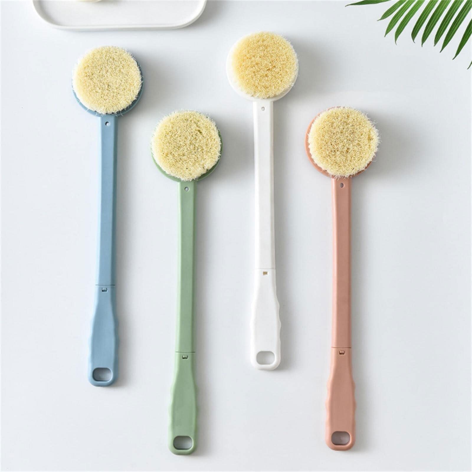 Esponjas de Ducha, 1 Unidad, Mango Largo, Cepillo de baño líquido, cerdas Suaves, Parte Trasera Desmontable, Esponja de Ducha Corporal, cepillos exfoliantes, envío Directo.