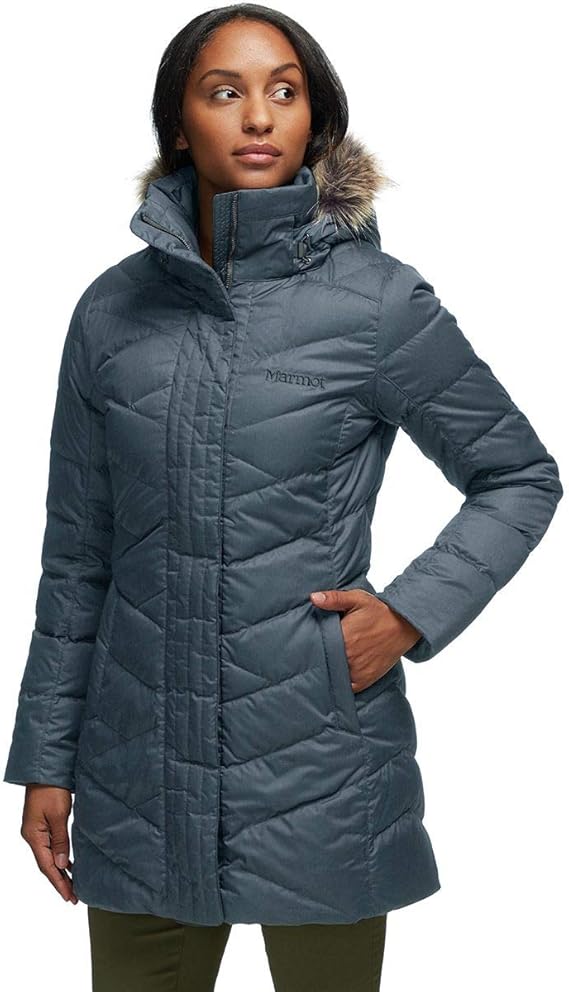 marmot women's jacket with fur hood