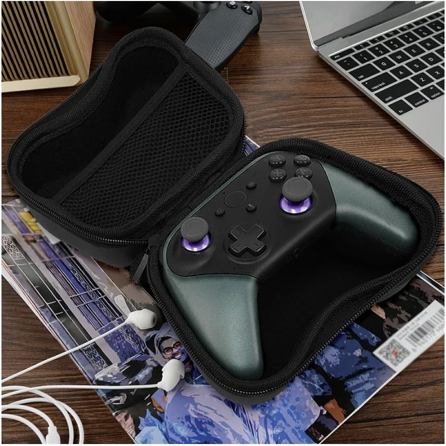 Case Capa Estojo Rígido Bolsa Para Controle Joystick Compatível Com Ps4 Ps5 Xbox 360 One Series Para Controle do Playstation 3 4 5 PS3 PS4 PS5 Nintendo em EVA, Com Alça, Bolso Interno, Impermeável